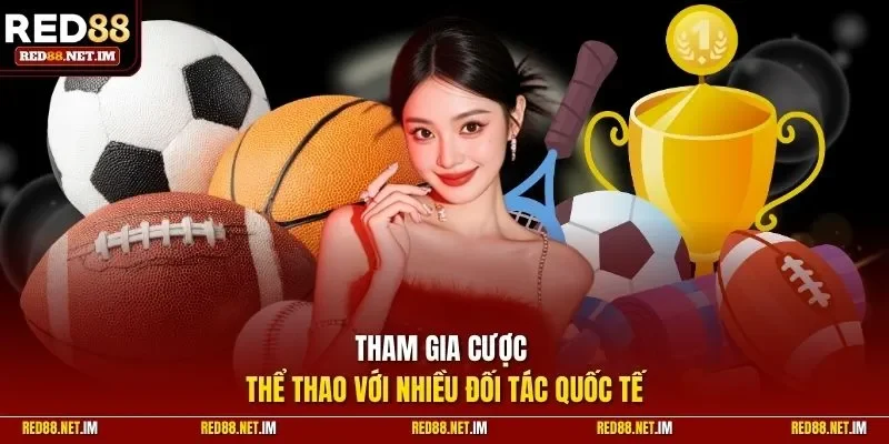 Tham gia cược thể thao với nhiều đối tác quốc tế